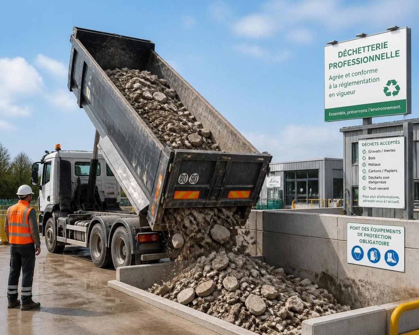 découvrez comment vérifier si l'entreprise de travaux a correctement évacué les déchets vers une déchetterie agréée pour garantir un chantier respectueux de l'environnement.
