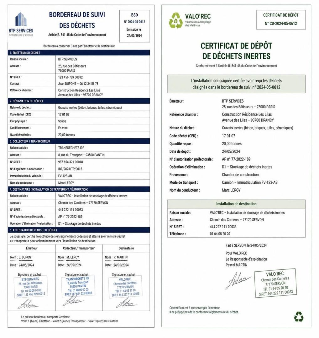apprenez à vérifier si l'entreprise de travaux a correctement évacué ses déchets en déchetterie agréée pour assurer la conformité et la protection de l'environnement.