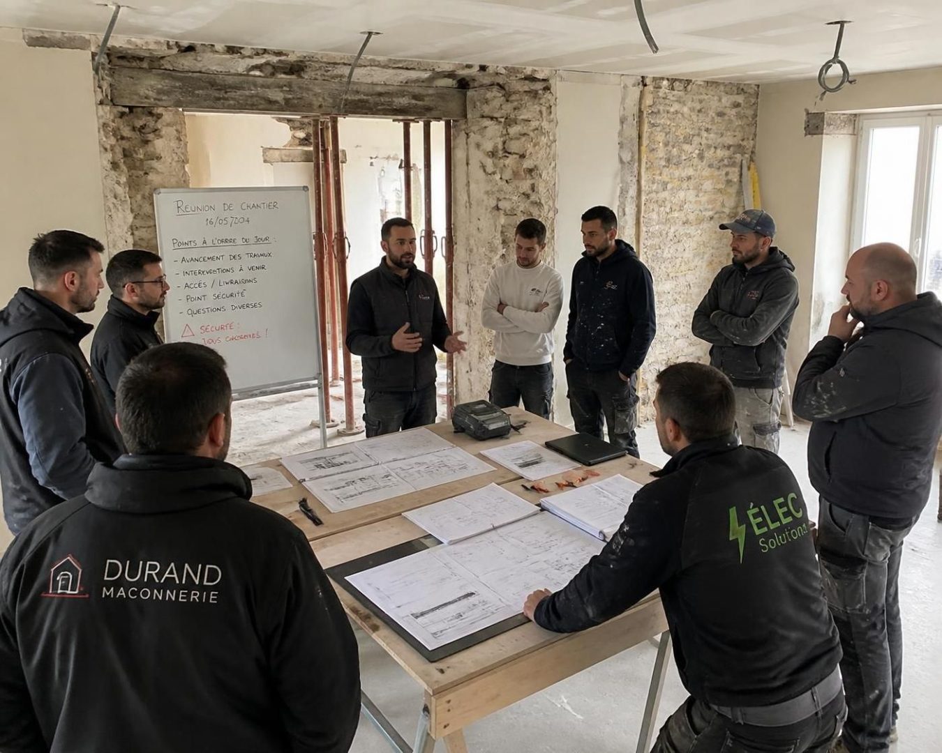 découvrez pourquoi la réception contradictoire est essentielle lorsque plusieurs entreprises interviennent sur un même chantier pour garantir la qualité et la conformité des travaux.